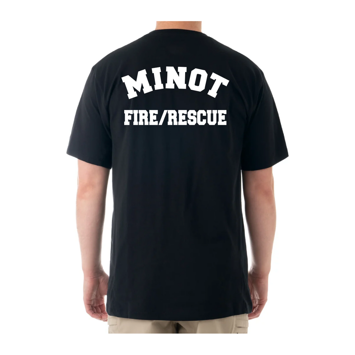Minot FD First Tactical Women's Tactix Cotton Short Sleeve T-Shirt (122501)
