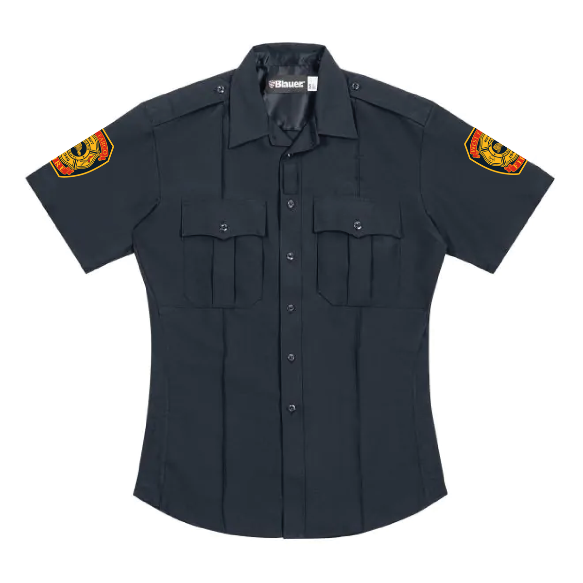 WFFD Blauer Men's Short Sleeve Polyester Supershirt (8686)