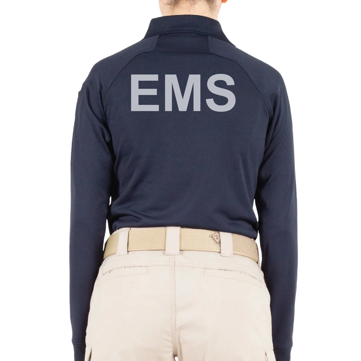 FM AMBULANCE First Tactical Women's Performance Long Sleeve Polo (121503)