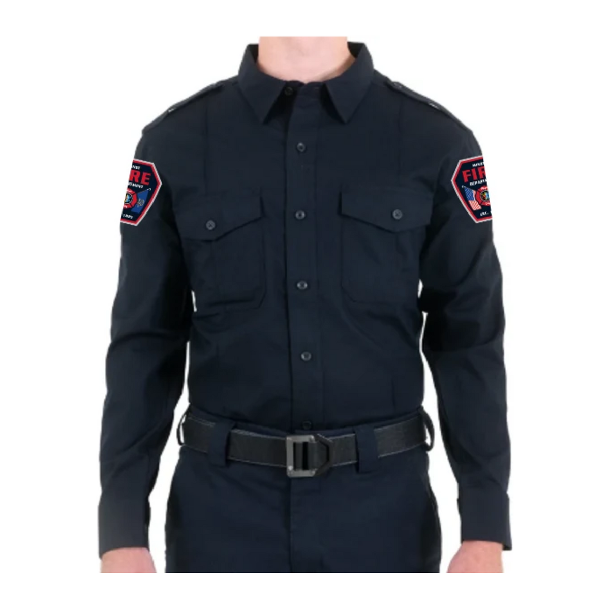 Minot FD First Tactical Men's V2 PRO DUTY™ Uniform Shirt (111011)