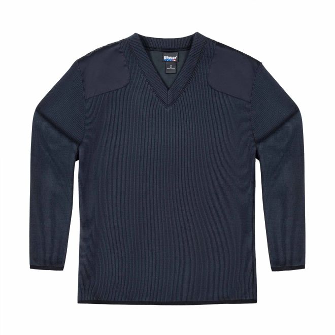 FM ADMIN Blauer Men's Fleece-Lined V-Neck Sweater (225)
