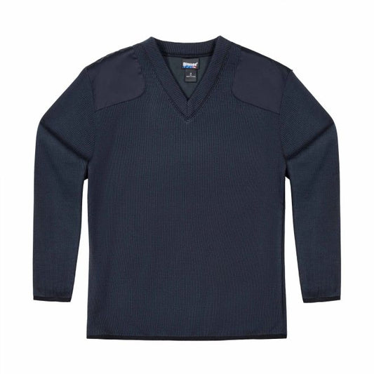 FM ADMIN Blauer Men's Fleece-Lined V-Neck Sweater (225)