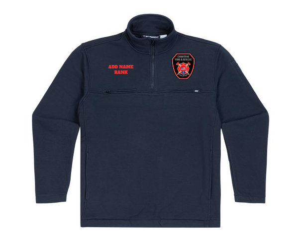 Christine Fire Department Blauer Job Shirt (4630x)