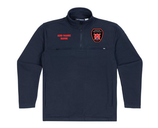 Christine Fire Department Blauer Job Shirt (4630x)