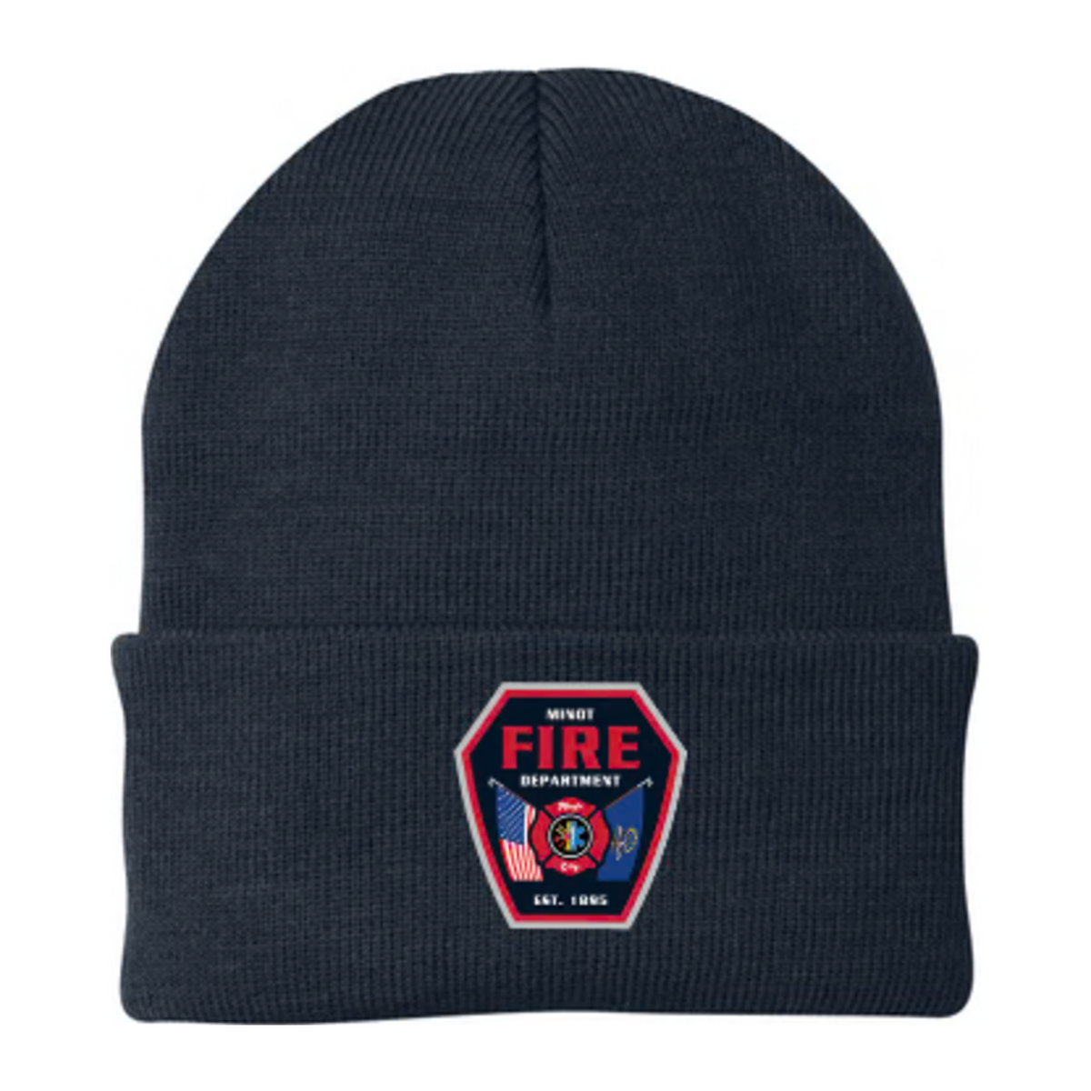 Minot FD Port & Company Knit Cap (CP90)