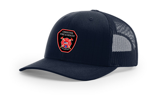 Christine Fire Department Richardson Snapback Tactical Trucker Cap (112T)