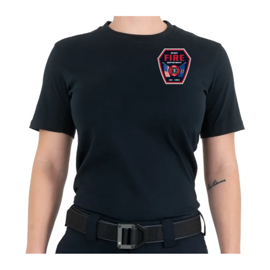 Minot FD First Tactical Women's Tactix Cotton Short Sleeve T-Shirt (122501)