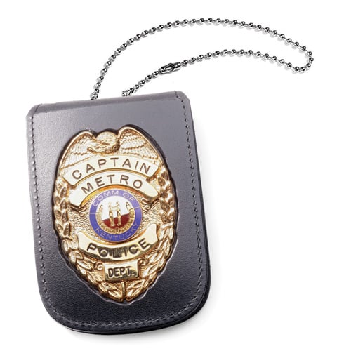 WFPD Recessed Neck Badge and ID Holder with 30" Chain (PF706-1)