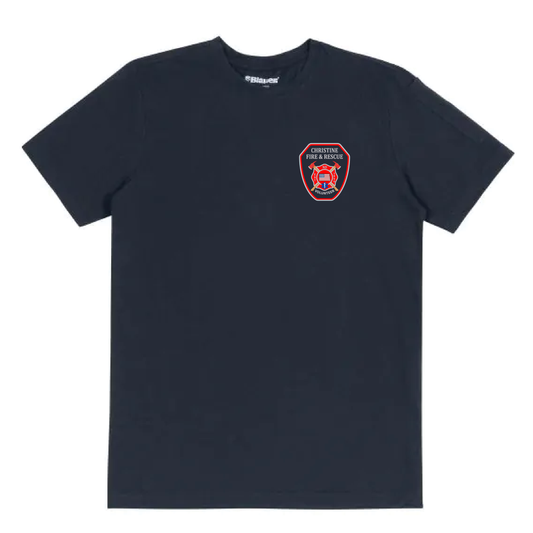 Christine Fire Department Blauer Action T-Shirt (8310)