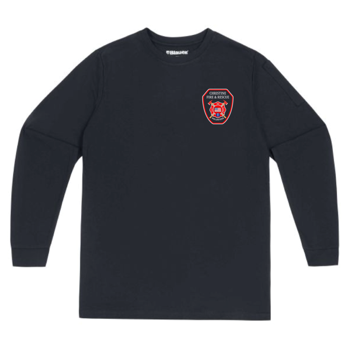 Christine Fire Department Blauer Action Long Sleeve Shirt (8315)