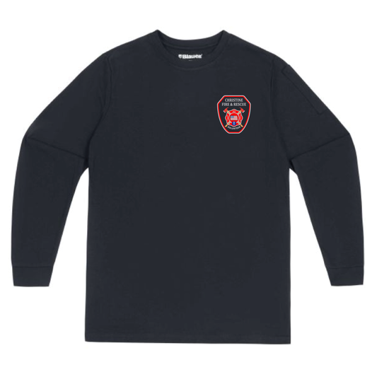 Christine Fire Department Blauer Action Long Sleeve Shirt (8315)