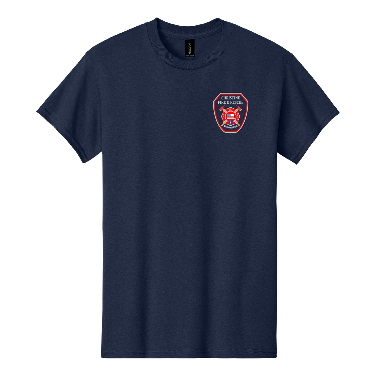 Christine Fire Department Gildan® Heavy Cotton™ 100% Cotton T-Shirt (5000)