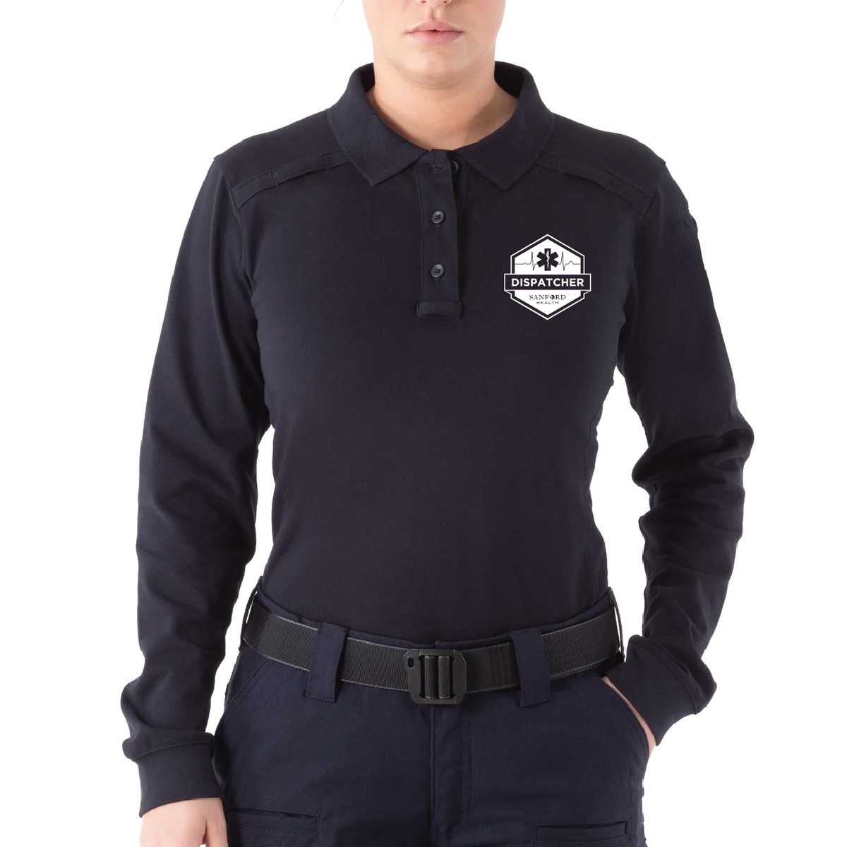 FM DISPATCHER First Tactical Women's Cotton Long Sleeve Polo (121502)