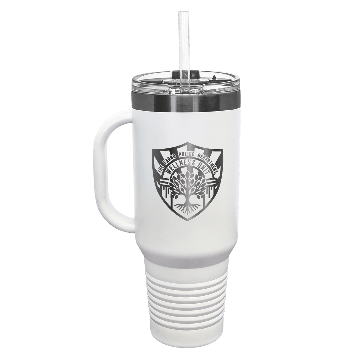 FPD WU Polar Camel 40 oz. Travel Mug with Handle, Straw Included (LTM74)