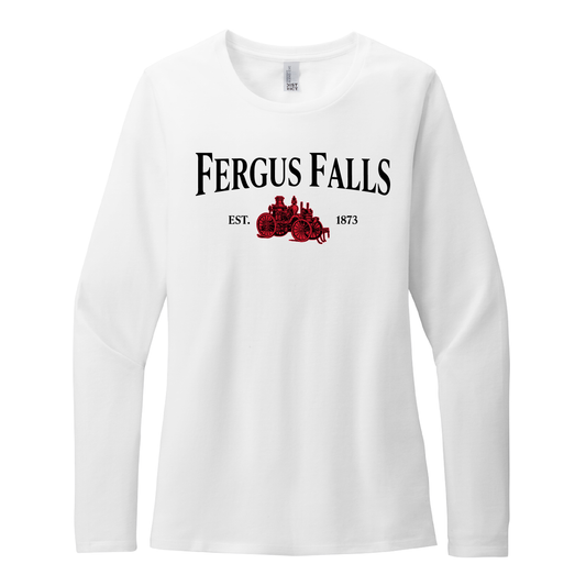 FFFD District® Women’s Perfect Blend® CVC Long Sleeve Tee (DT110)