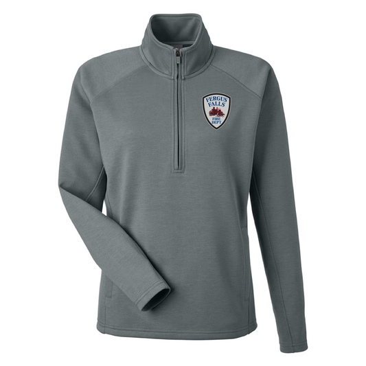 FFFD J. America Women's Apex Fleece Quarter-Zip Pullover (8754)