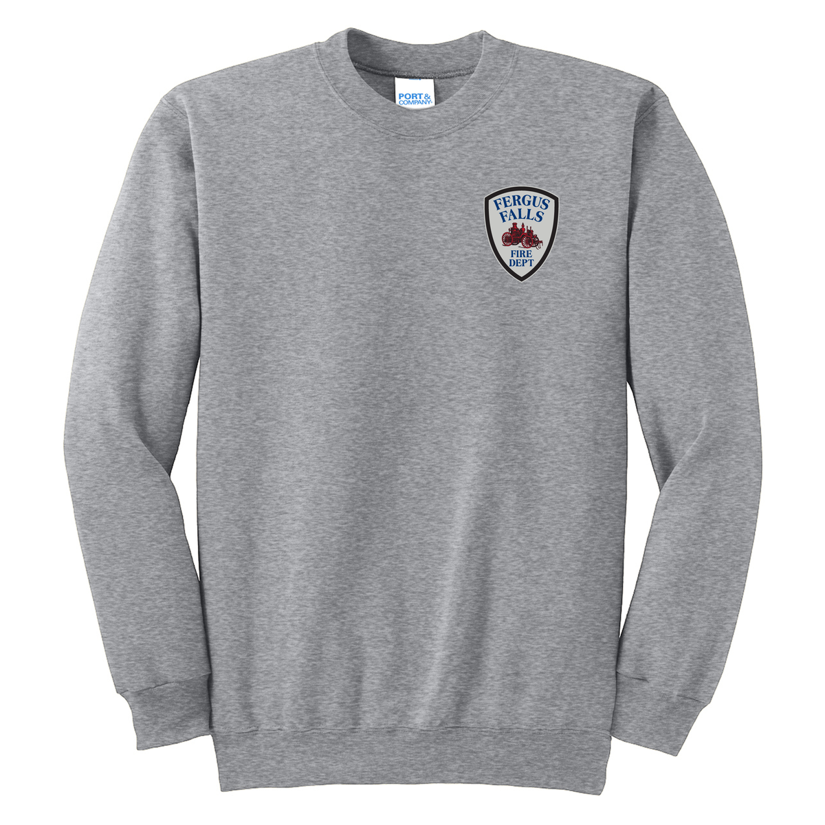 FFFD Port & Co® Tall Essential Fleece Crewneck Sweatshirt (PC90T)
