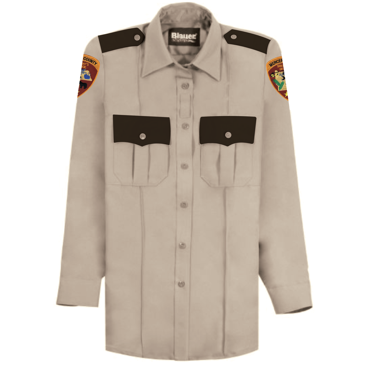 MCSO DEPUTY Blauer WOMEN'S LONG SLEEVE POLYESTER SUPERSHIRT® (8670W)