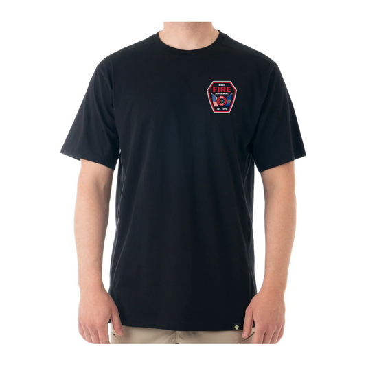 Minot FD First Tactical Men's Tactix Cotton Short Sleeve T-Shirt (112501)
