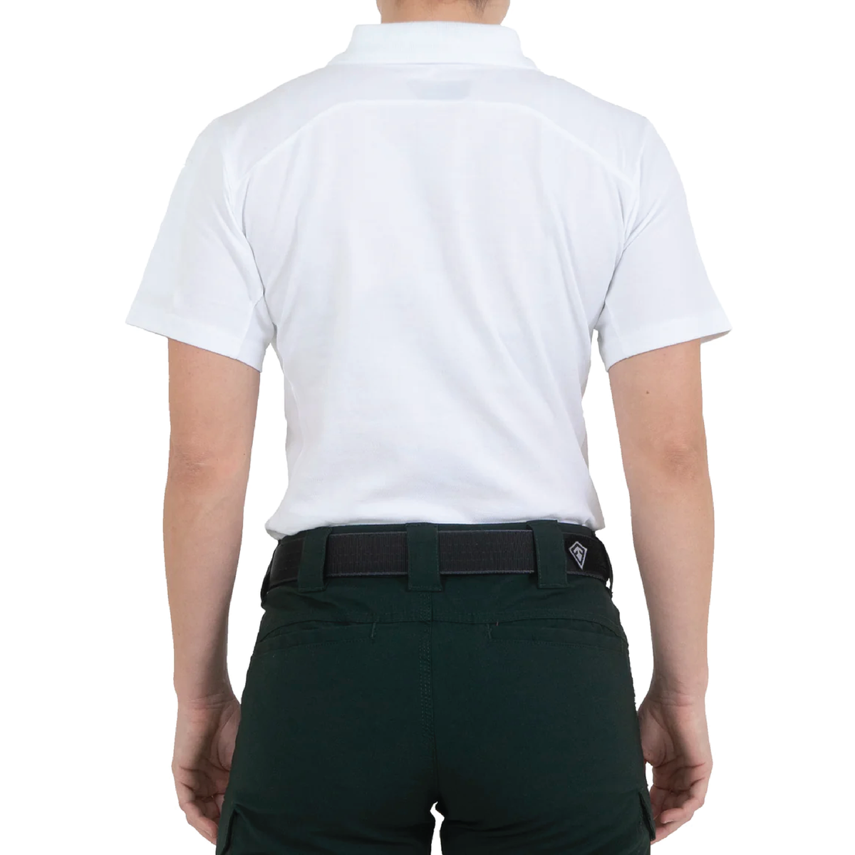 MFD First Tactical Women's White Cotton Short Sleeve Polo (122508)