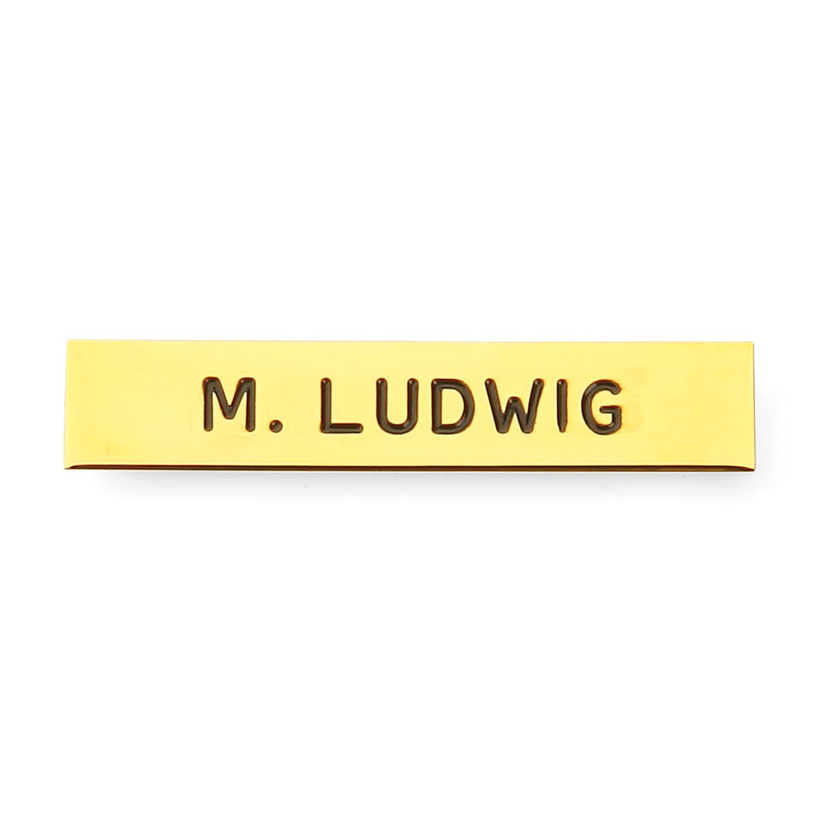 Ward Name Tag 2 1/2" x 1/2" One Line (J1)