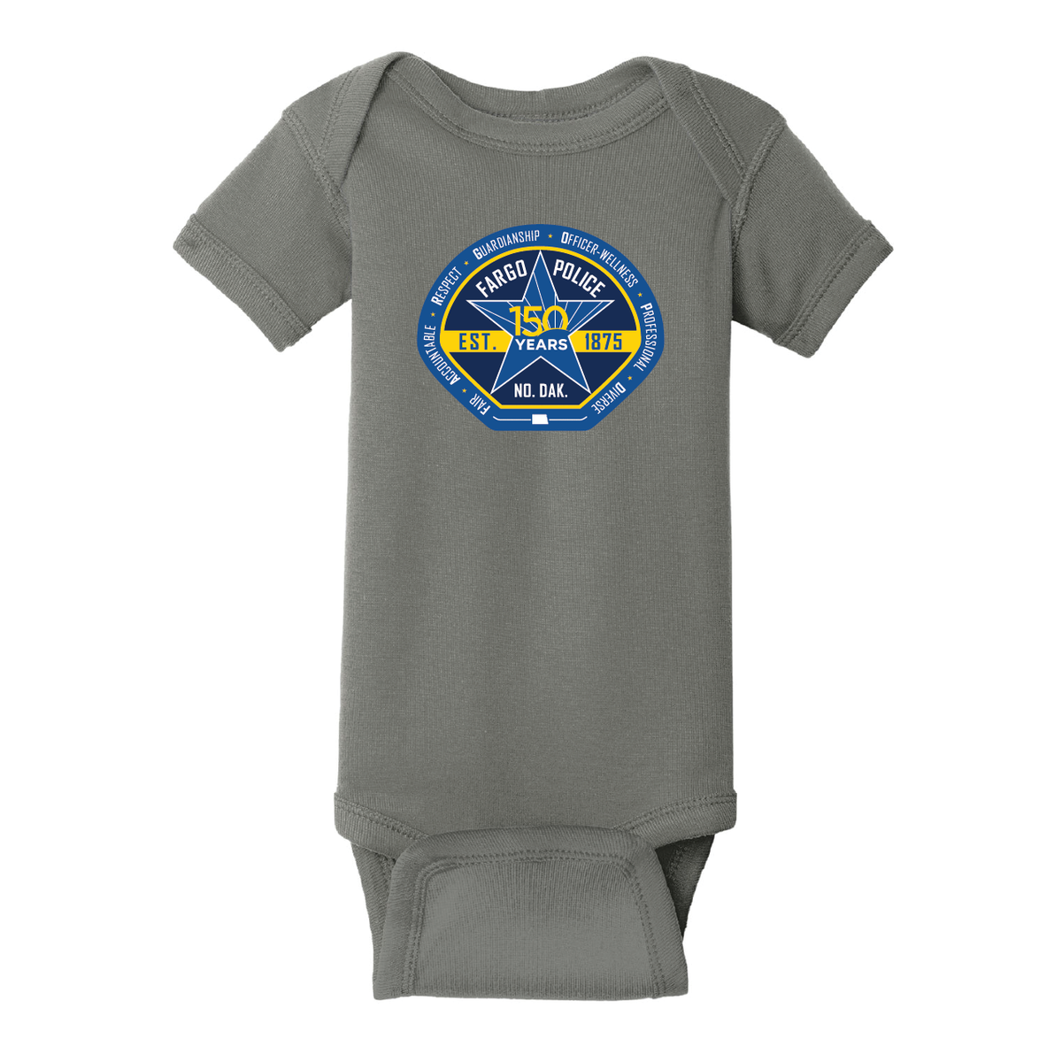 FPD Rabbit Skins™ Infant Short Sleeve Baby Rib Bodysuit (RS4400)