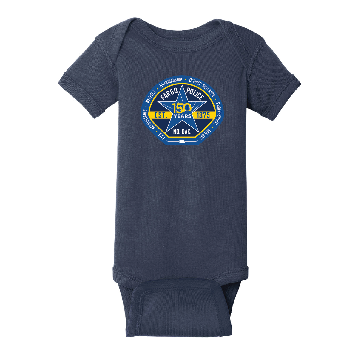 FPD Rabbit Skins™ Infant Short Sleeve Baby Rib Bodysuit (RS4400)
