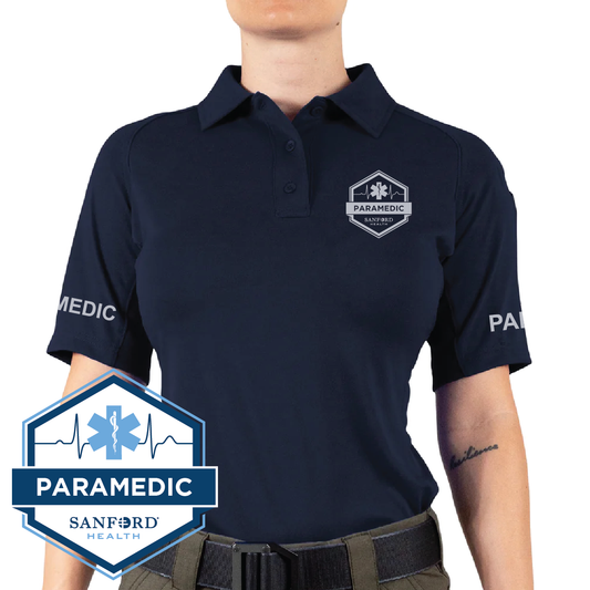 FM PARAMEDIC First Tactical Women's Performance Short Sleeve Polo (122509)