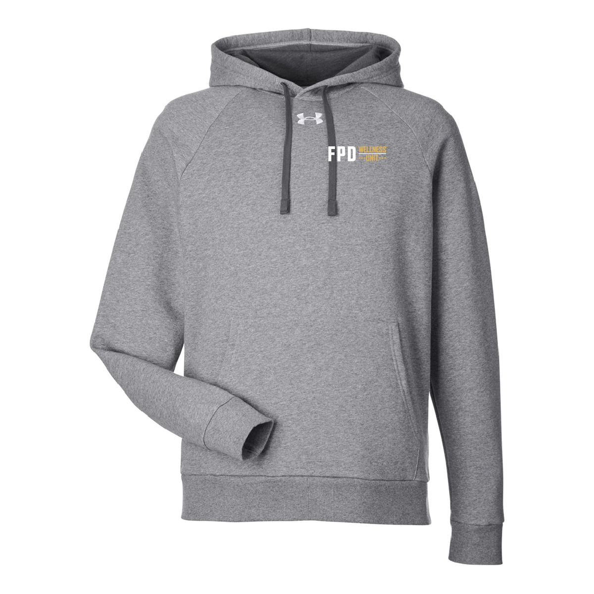 FPD WU Under Armour Men's Rival Fleece Hooded Sweatshirt (1379757)