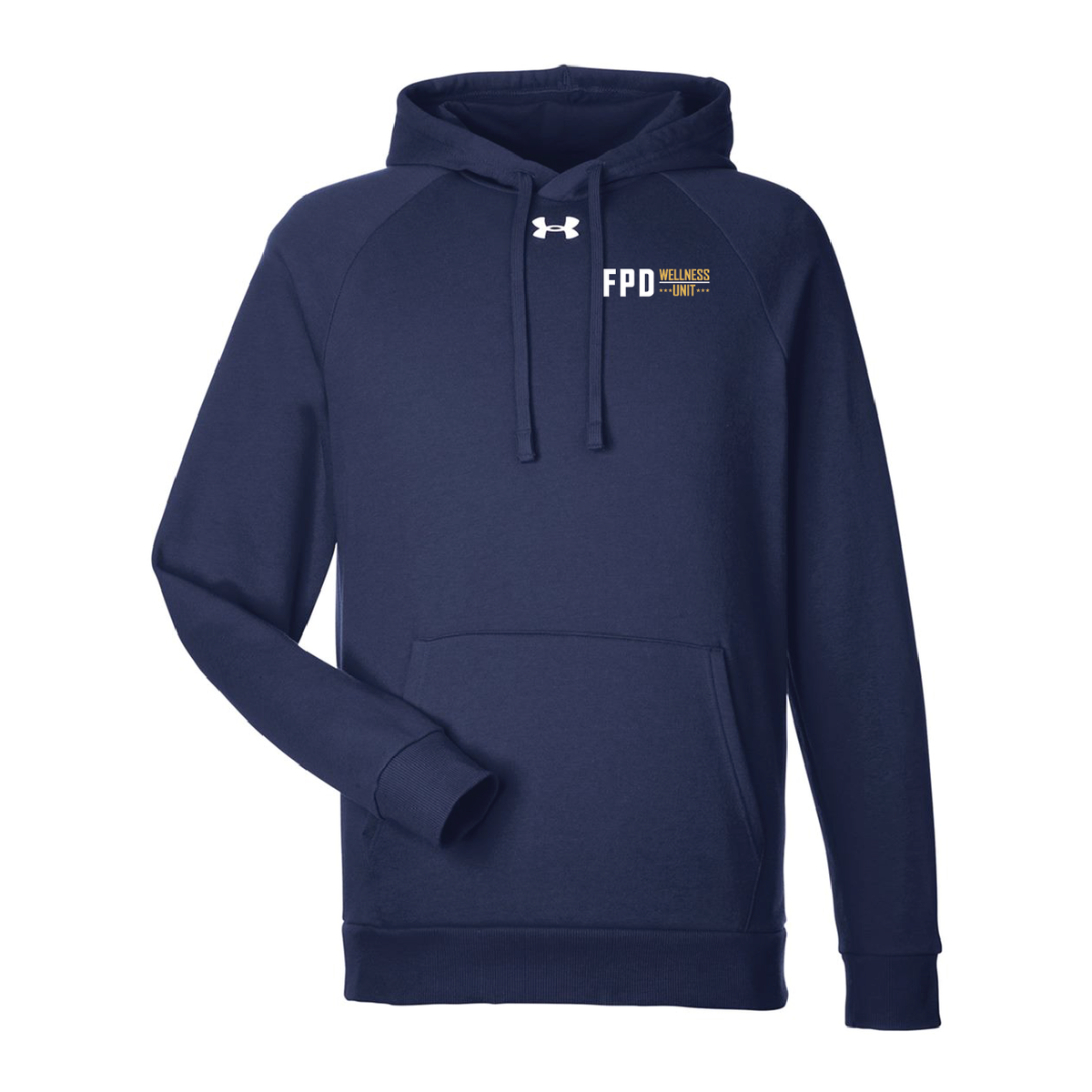 FPD WU Under Armour Men's Rival Fleece Hooded Sweatshirt (1379757)