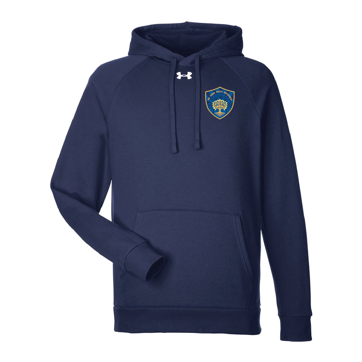 FPD WU Under Armour Men's Rival Fleece Hooded Sweatshirt (1379757)