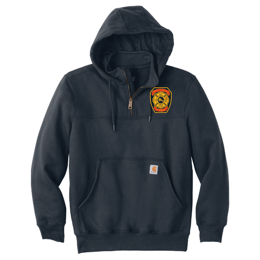 WFFD Carhartt® Rain Defender® Paxton Heavyweight Hooded Zip Mock Sweatshirt (CT100617)