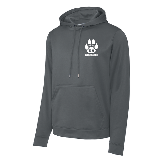 WFPD K9 Men's Sport-Tek® Sport-Wick® Fleece Hooded Pullover (F244)