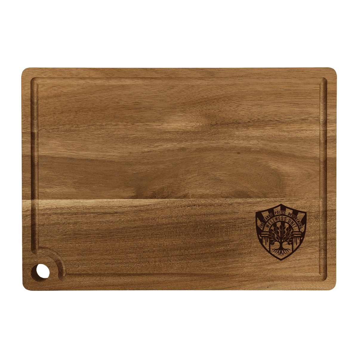 FPD WU Acacia Cutting Board with Drip Ring and Corner Hole (GFT2325)