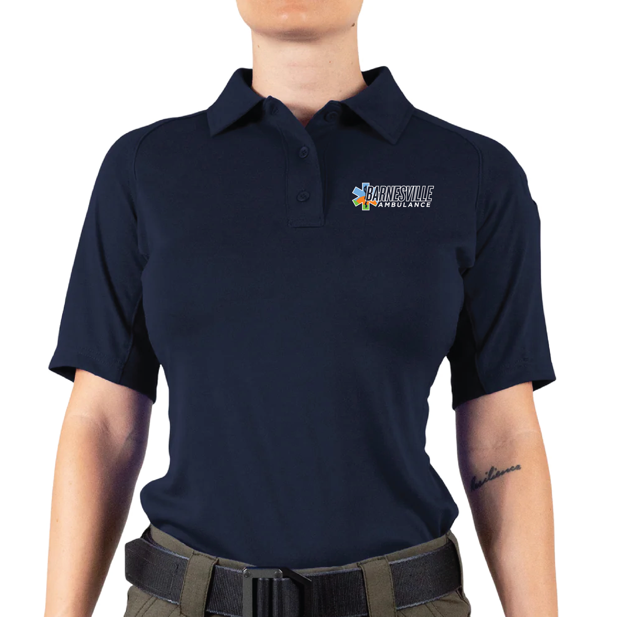 BA First Tactical Women's Performance Short Sleeve Polo (122509)