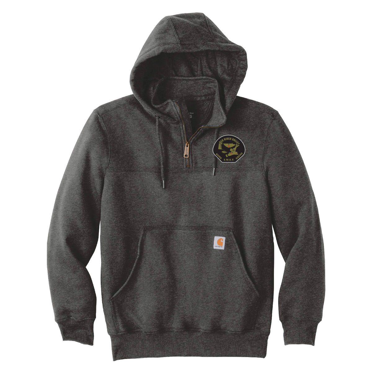BOMB Carhartt® Rain Defender® Paxton Heavyweight Hooded Zip Mock Sweatshirt (CT100617)