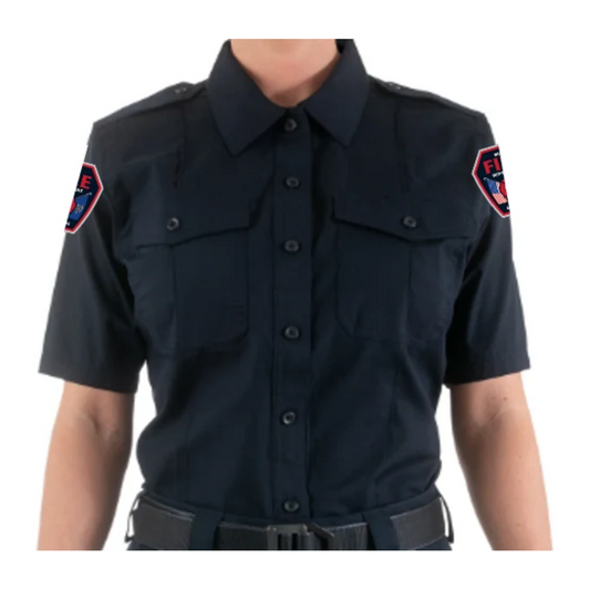 Minot FD First Tactical Women's V2 PRO DUTY™ Uniform Short Sleeve Shirt (122001)