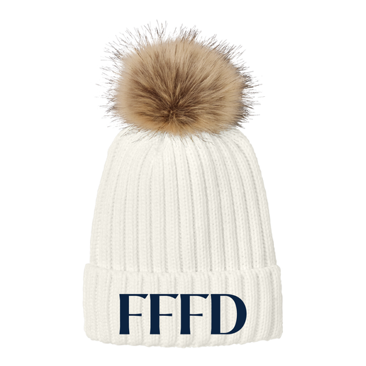 FFFD Port Authority Faux Fur Pom Beanie (C990)