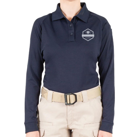 FM ADMIN First Tactical Women's Performance Long Sleeve Polo (121503)