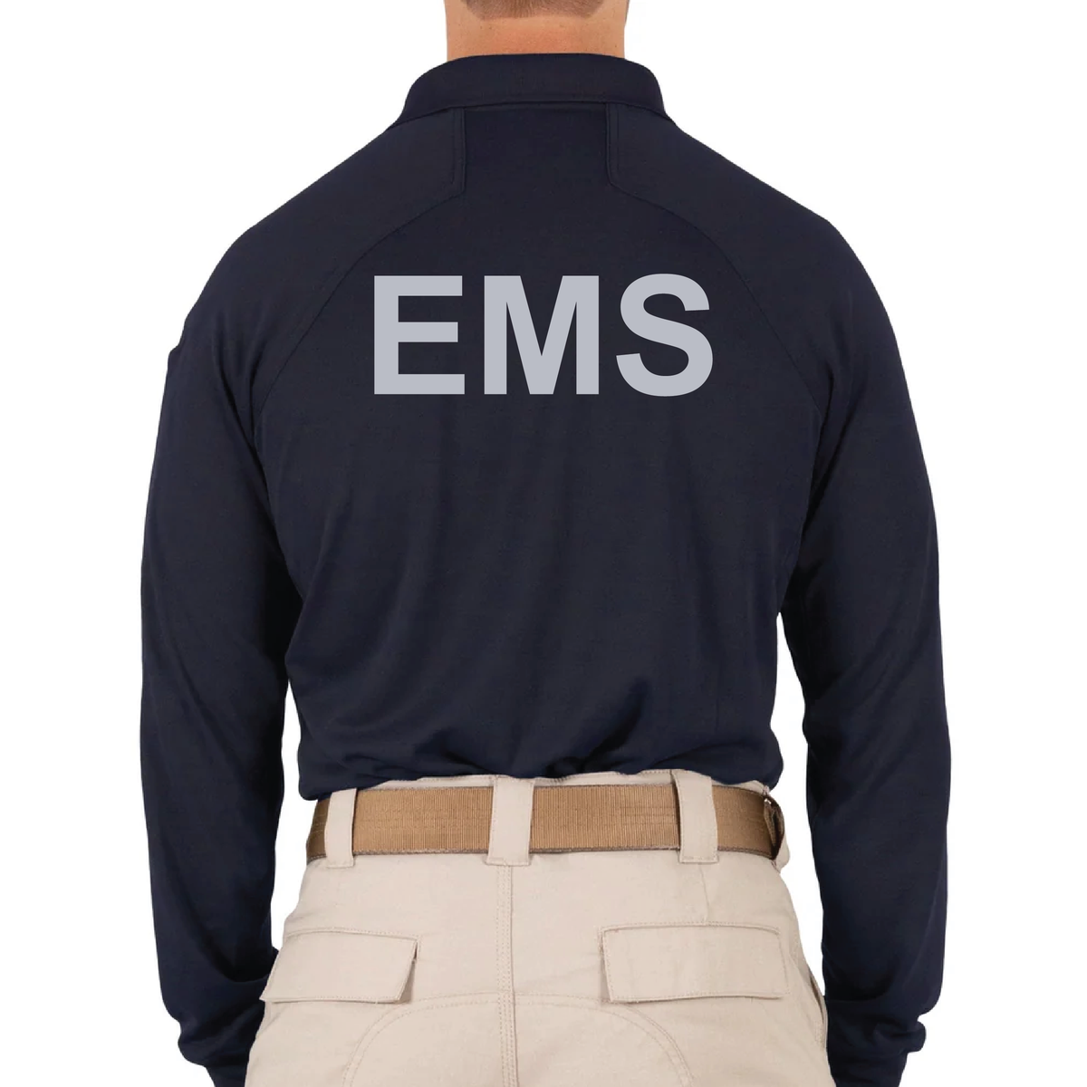 FM AEMT First Tactical Men's Performance Long Sleeve Polo (111503)