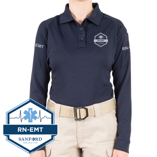 FM RN-EMT First Tactical Women's Performance Long Sleeve Polo (121503)