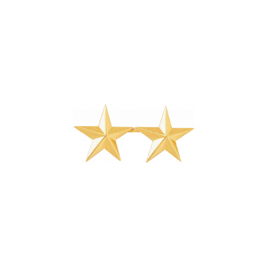 WFPD Multi 5/8" Smooth Stars Rank Insignia (A4888)
